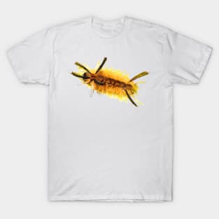 Banded Tussock Moth Caterpillar Yellow Fuzzy Furry Cute T-Shirt